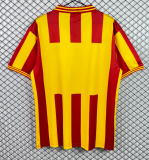 1995-96 Mens Lecce home Retro red yellow Soccer Jersey