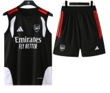 2026-27 Mens Arsenal black vest Training Short Suit