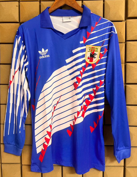 1994-95 Japan blue Long Sleeve Retro Soccer Jersey
