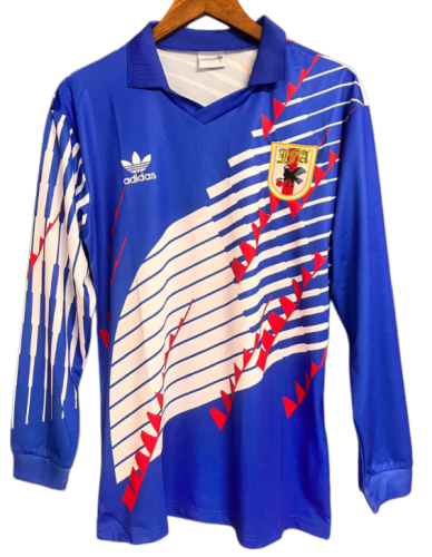 1994-95 Japan blue Long Sleeve Retro Soccer Jersey