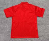 1990-93 Mens Atletico Madrid  Away retro red soccer Jersey