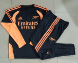 2026-27 Mens Argentina orange black Half pull Training suit B26068#