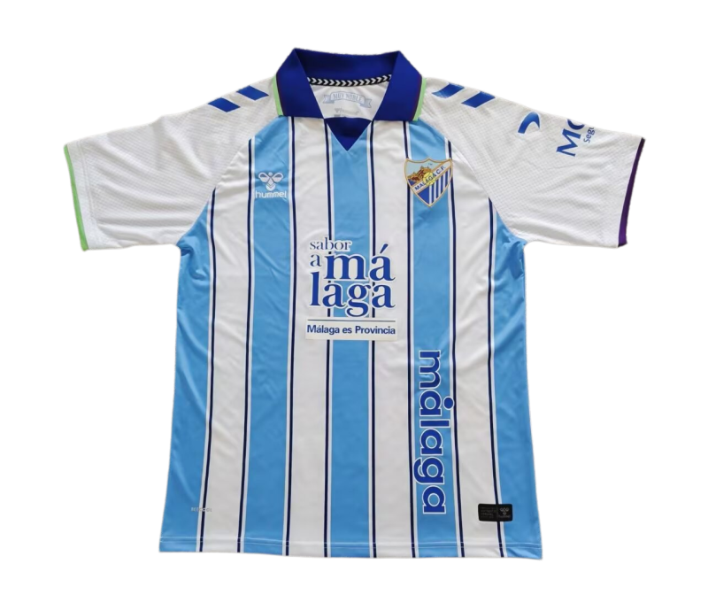 2026-27 Mens Malaga home blue white Fans Soccer Jersey