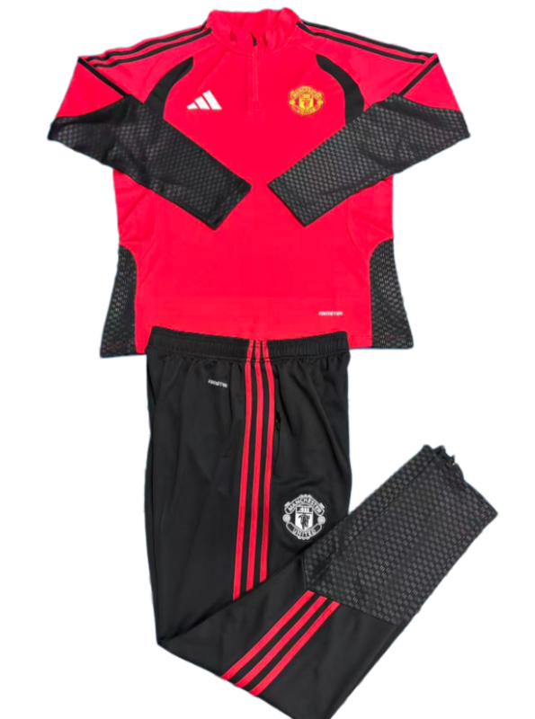2026-27 Mens Manchester United  red Half-pull Training suit