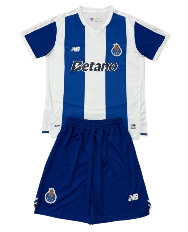 2026-27 Kids FC Porto home blue white soccer Jersey