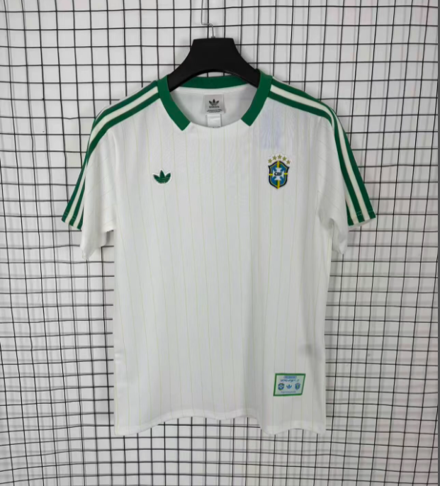 2026-27 Mens Brazil  white Casual Edition soccer jersey