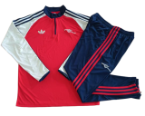 2026-27 Kids Arsenal  red Half Pull training suit E26101#