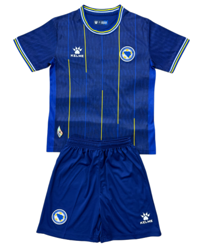 2026-27 Kids Bosnia and Herzegovina home blue Soccer Jersey