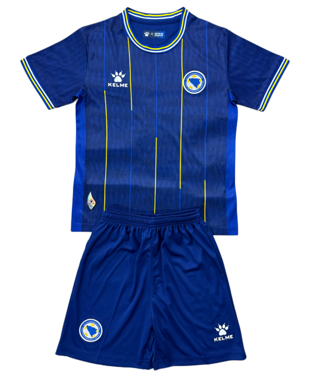 2026-27 Kids Bosnia and Herzegovina home blue Soccer Jersey
