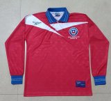 1998 Universidad De Chile red Long Sleeve Retro Soccer Jersey