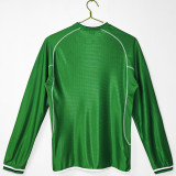 2002 Ireland  Home green Long Sleeve Retro Soccer Jersey