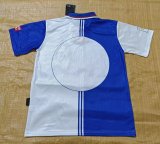 1996-97 Atletico Madrid third Away Retro blue white Soccer Jersey