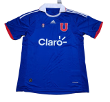 2011 Mens Universidad de Chile home blue Retro soccer Jersey