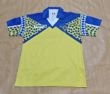 1991-92 Mens Cadiz home Retro yellow  Soccer Jersey