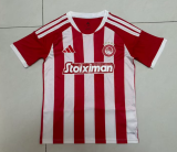 2026-27 Mens Olympiacos F.C  home red soccer jersey