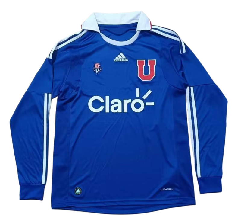 2011 Universidad De Chile Home Long Sleeve Retro Soccer Jersey