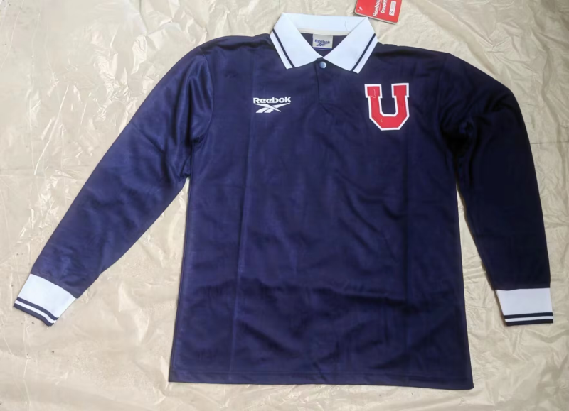 1996 Universidad De Chile Home Long Sleeve Retro Soccer Jersey