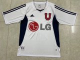 2003 Mens Universidad de Chile away white Retro soccer Jersey