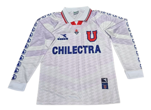 1996 Universidad De Chile away Long Sleeve Retro Soccer Jersey