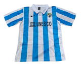 2012-13  Mens Malaga Home Retro  blue Soccer Jersey