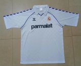 1988 Real Madrid Retro white  Soccer Jersey