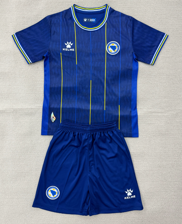 2026-27 Kids Bosnia and Herzegovina home blue Soccer Jersey