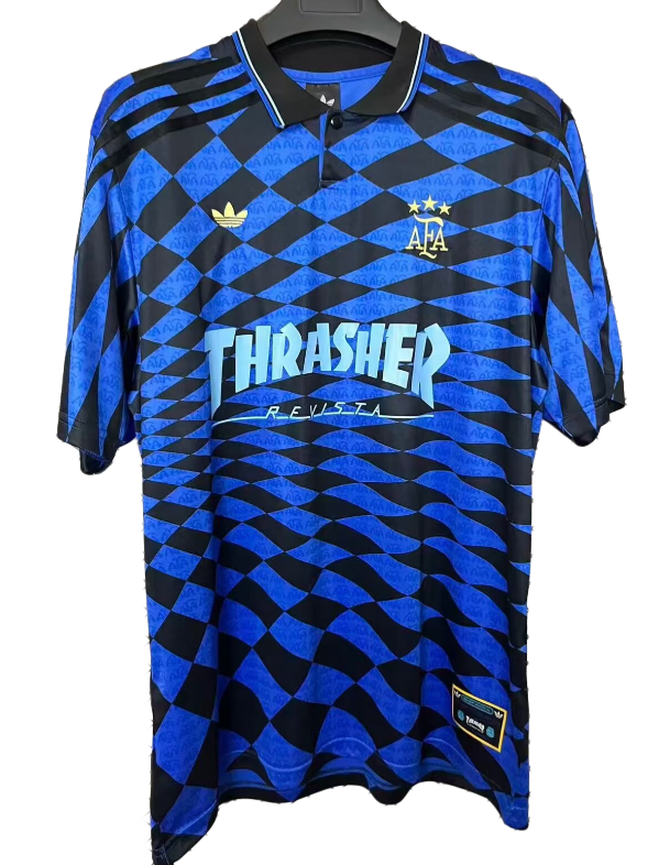 2026-27 Argentina Blue Black Joint Edition Training shirts