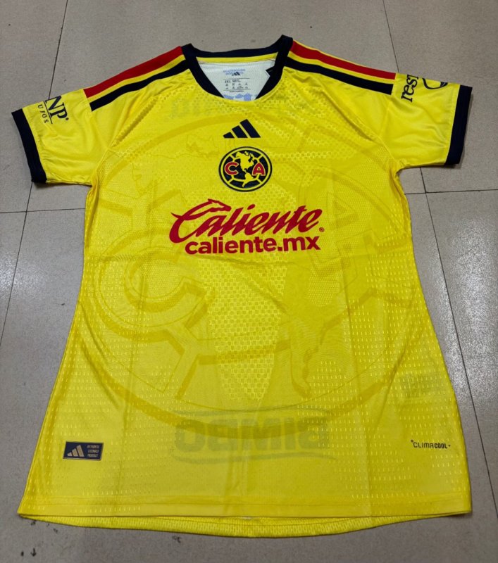 2026-27 Women Club America  yellow Player Version Soccer Jersey