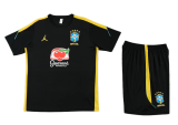 2026-27 KIDS  Brazil black Short training suit