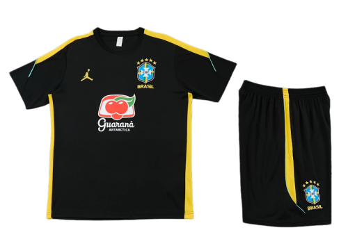 2026-27 KIDS  Brazil black Short training suit
