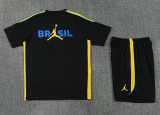 2026-27 KIDS  Brazil black Short training suit