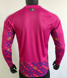 2026-27 France pink Goalkeeper Long sleeve Player Version Soccer Jersey