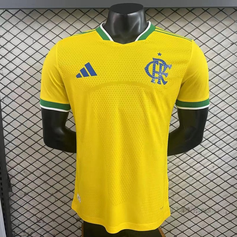 2026-27 Flamengo Special Edition yellow Player Version Soccer Jersey