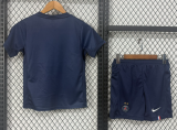 2025-26 Kids PSG home soccer jersey（Have two Stars⭐⭐)