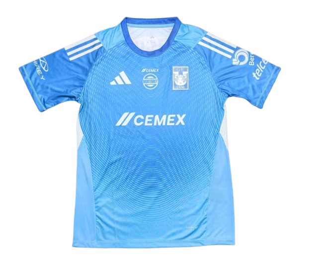 2025-26 Mens Tigres UANL goalkeeper blue Player version soccer jersey