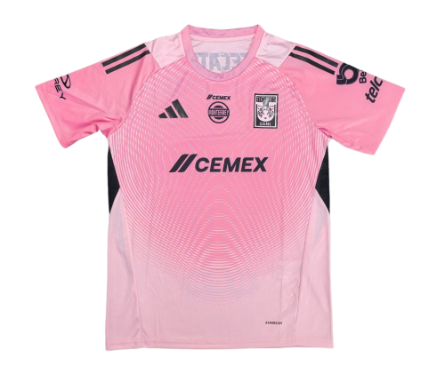 2025-26 Mens Tigres UANL goalkeeper pink Player version soccer jersey