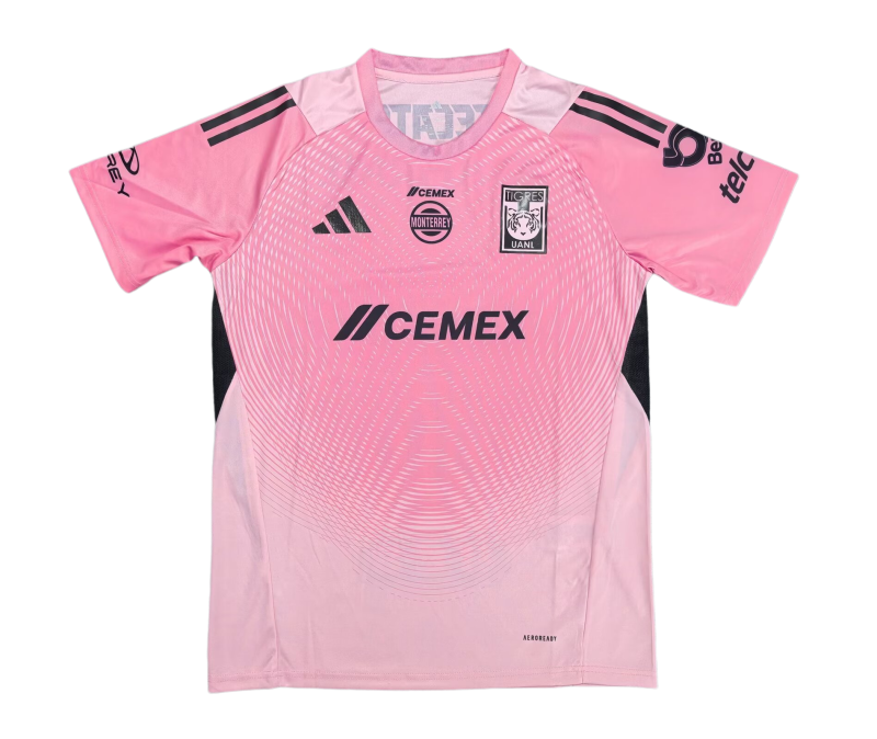 2025-26 Mens Tigres UANL goalkeeper pink Player version soccer jersey