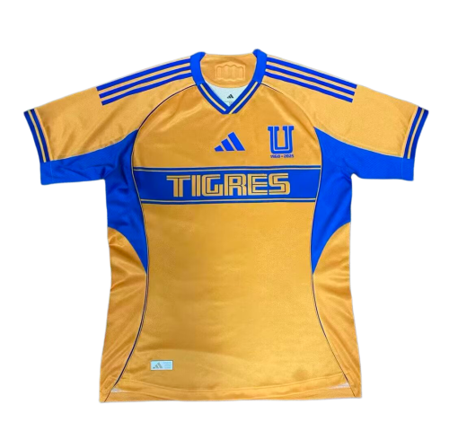 2025-26 Mens Tigres UANL yellow Player version soccer jersey （无赞助）