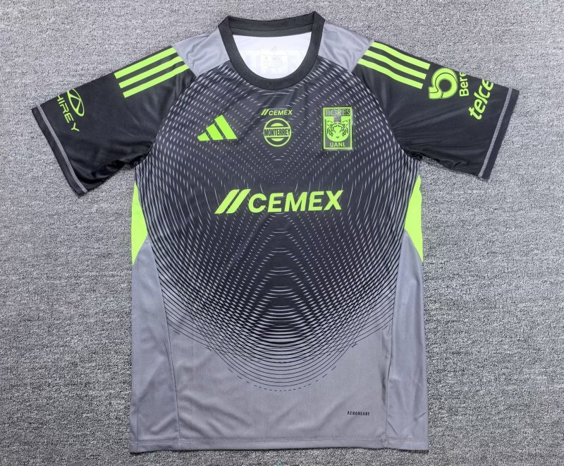 2025-26 Mens Tigres UANL goalkeeper black Player version soccer jersey