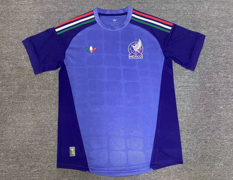 2026-27 Mexico goalkeeper Purple Player Version Soccer Jersey