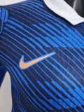 2026-27 Mens France home Long Sleeve Player Version Soccer Jersey
