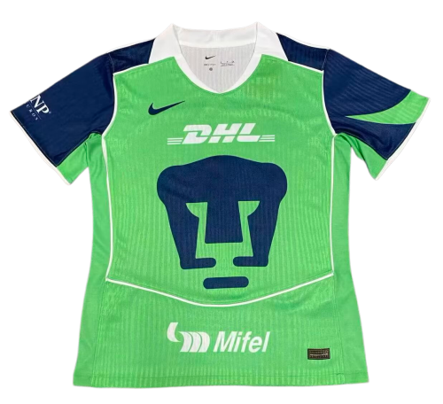 2025-26 Mens Pumas UNAM green third away Player version soccer Jersey