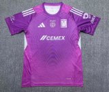 2025-26 Mens Tigres UANL goalkeeper Purple Player version soccer jersey