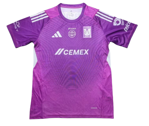 2025-26 Mens Tigres UANL goalkeeper Purple Player version soccer jersey