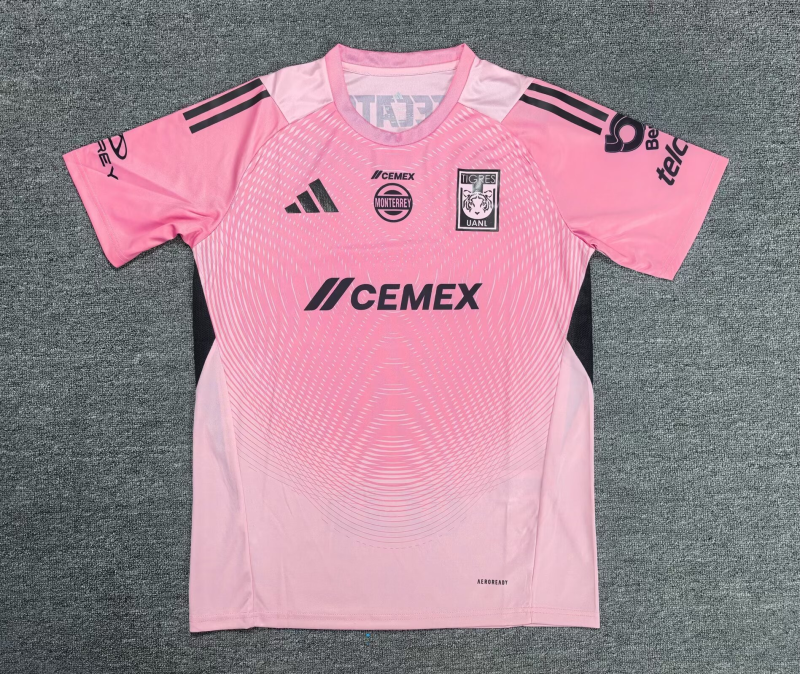 2025-26 Mens Tigres UANL goalkeeper pink Player version soccer jersey