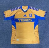 2025-26 Mens Tigres UANL yellow Player version soccer jersey （无赞助）