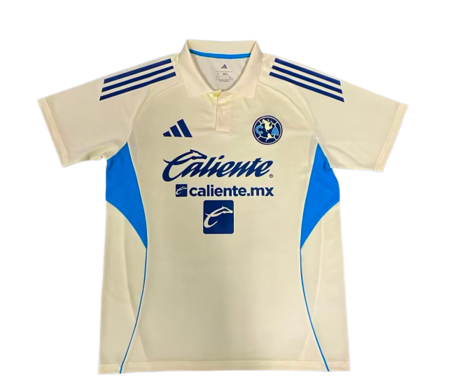2026-27 Club America Polo yellow Player Version training shirt