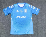 2025-26 Mens Tigres UANL goalkeeper blue Player version soccer jersey