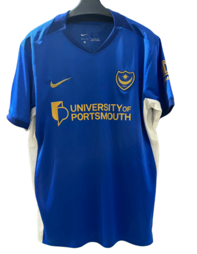 2026-27 Mens Portsmouth home blue Soccer Jersey