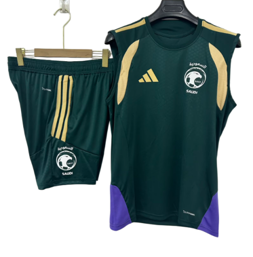 2026-27 Saudi Arabia green vest training Short suit